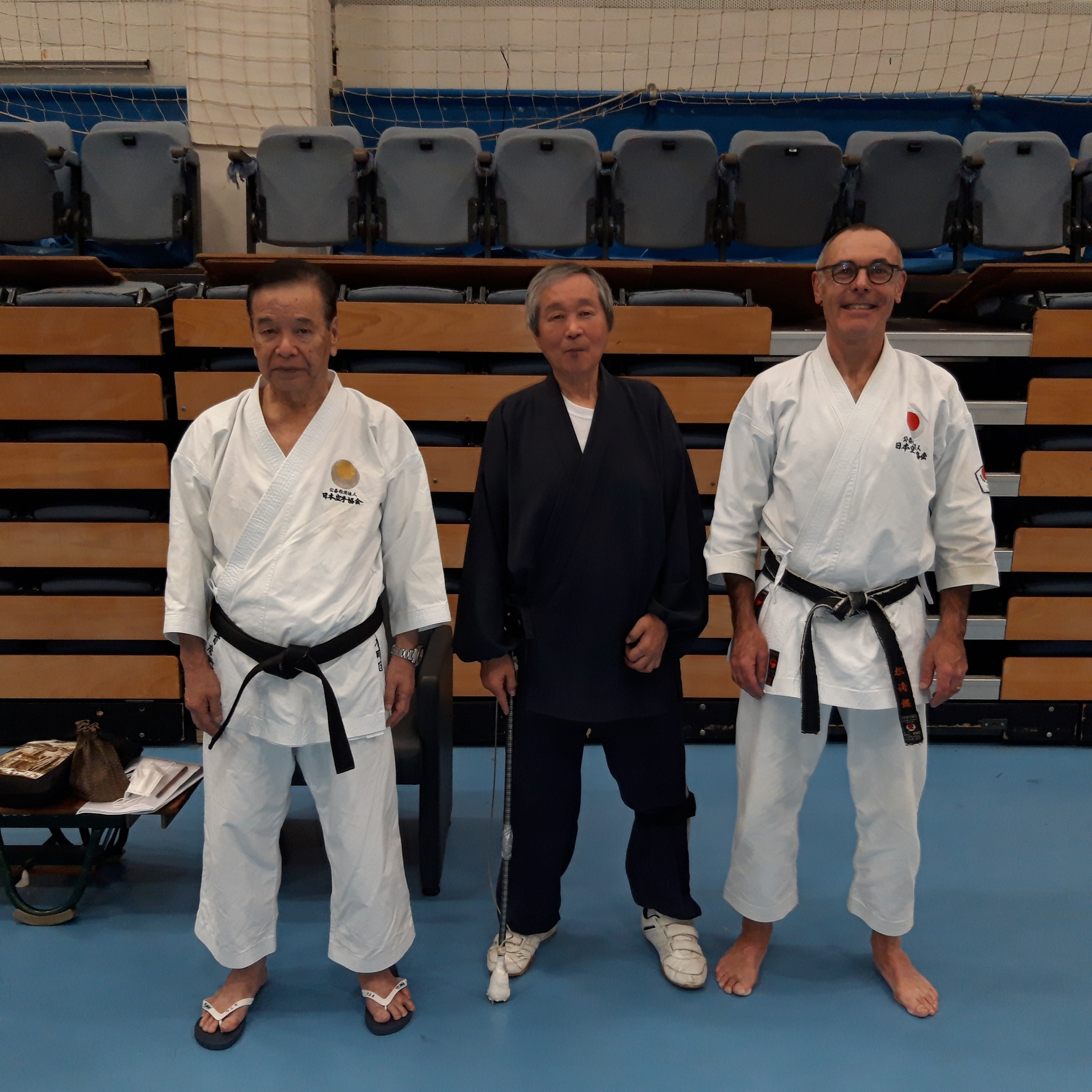 Ueki Shihan, chief instructor of Japan Karate Assocation